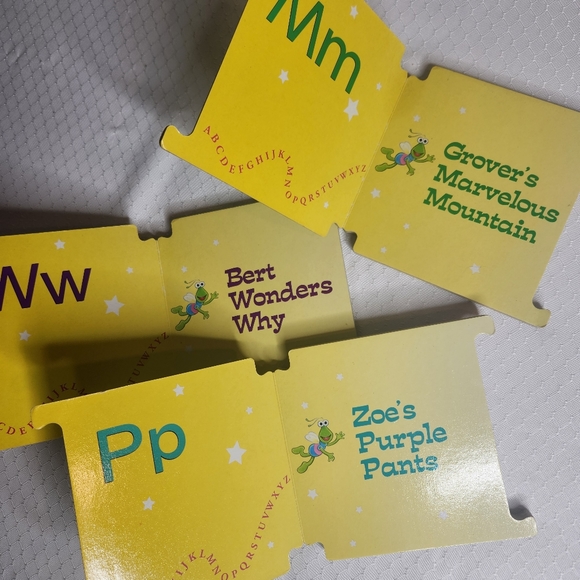 Vtg Sesame Street Alphabet Board Books (set of 3) - Picture 2 of 6